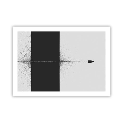 Affisch - Rakt mot målet - 70x50 cm