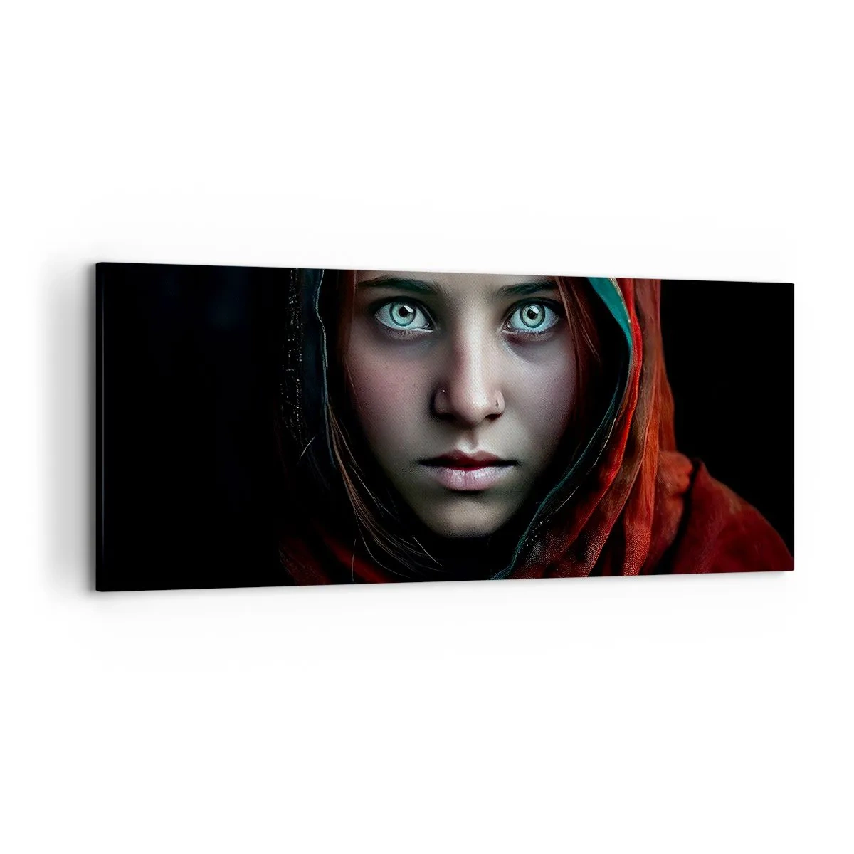 Canvastavla - Bild på duk - Östlig prinsessa - 120x50 cm