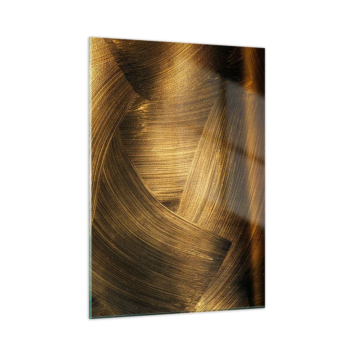 Glastavla - Bild på glas - I gyllene labyrint - 50x70 cm