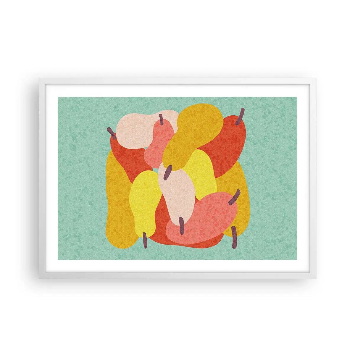 Affisch i vit ram - Smaka på sommarsolen - 70x50 cm