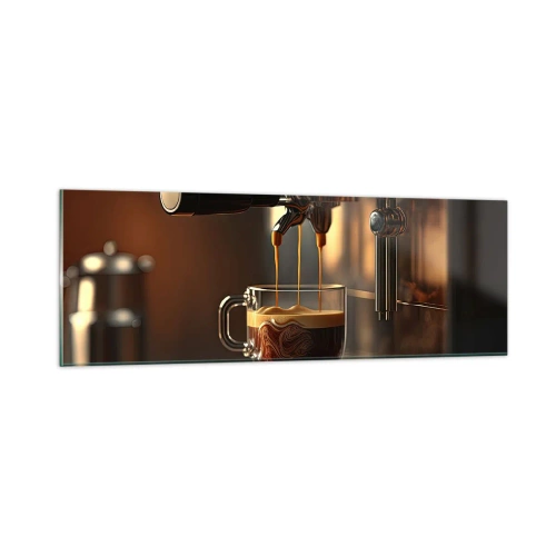 Glastavla - Bild på glas - En sensuell blandning - 90x30 cm