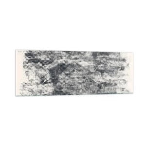 Glastavla - Bild på glas - Dimmig komposition - 90x30 cm