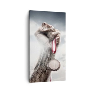 Canvastavla - Bild på duk - Per aspera ad astra - 45x80 cm