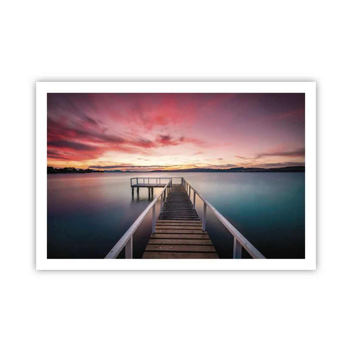 Affisch - Kvällens milda låga - 91x61 cm