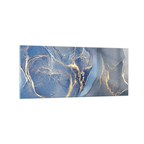 Glastavla - Bild på glas - Gulddamm - 120x50 cm