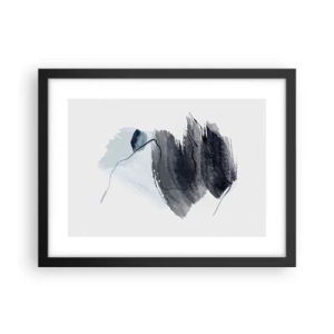 Affisch i svart ram - Intensitet och rörelse - 40x30 cm