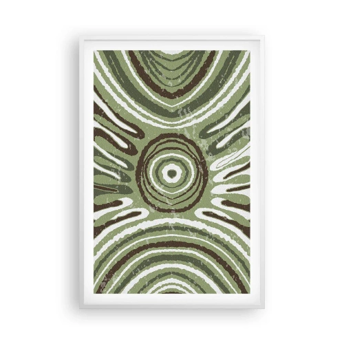 Affisch i vit ram - Explosion av känslor - 61x91 cm