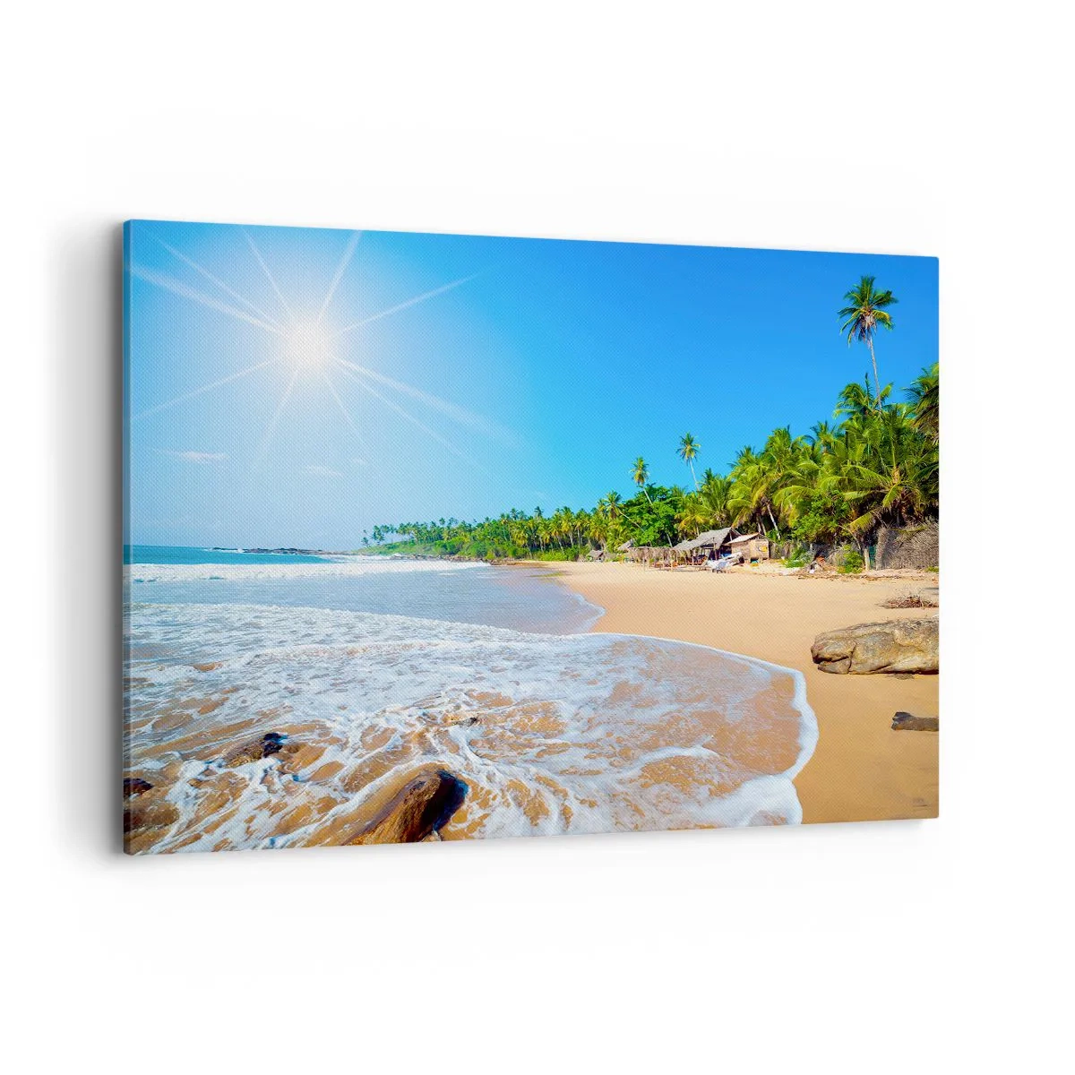 Canvastavla - Bild på duk - Exotisk plats för dig - 120x80 cm