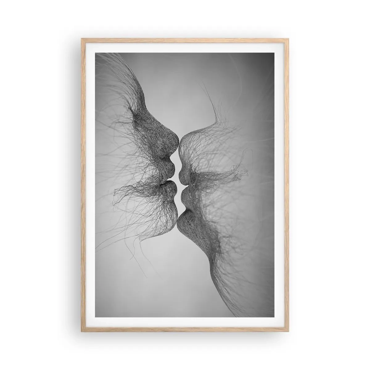 Affisch i ram av ljusek - Vindens kyss - 70x100 cm