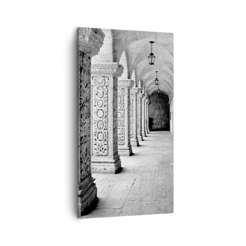 Canvastavla - Bild på duk - Och vart tar det vägen? - 45x80 cm