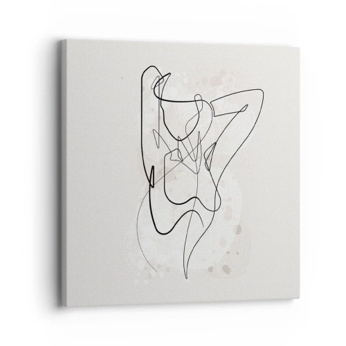 Canvastavla - Bild på duk - Konsten att förföra - 30x30 cm
