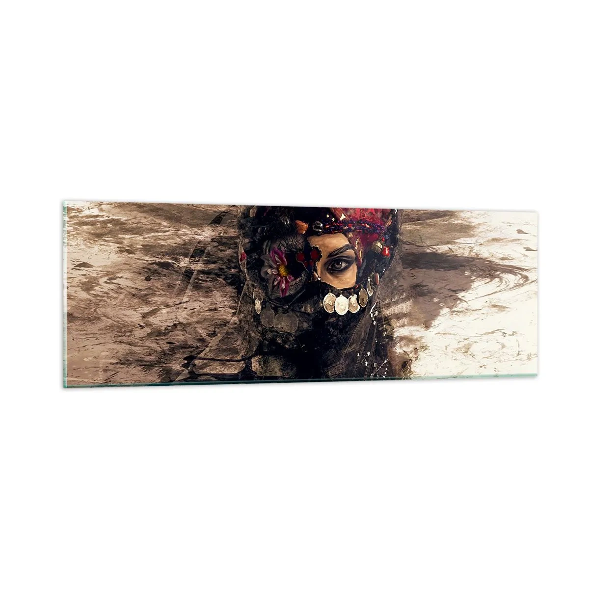 Glastavla - Bild på glas - Minst intrigerande - 90x30 cm