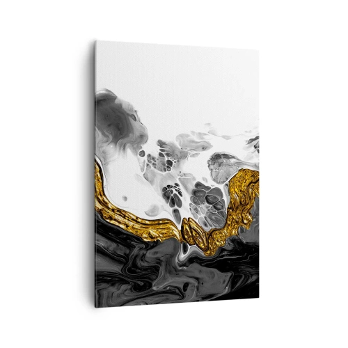 Canvastavla - Bild på duk - Organisk komposition - 70x100 cm