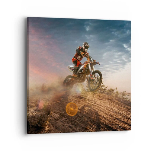 Canvastavla - Bild på duk - För segern - 40x40 cm