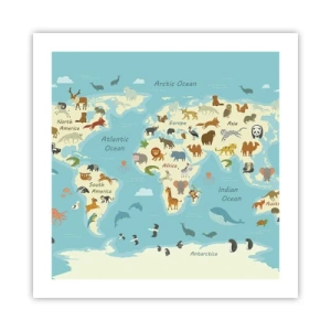 Affisch - Goda grannar - 50x50 cm