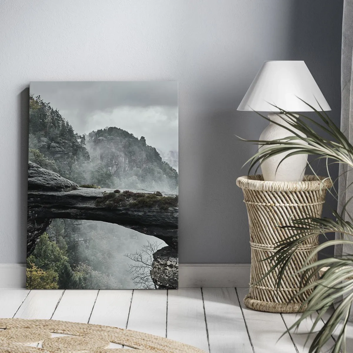 Canvastavla - Bild på duk - Äventyret är på väg att börja - 45x80 cm