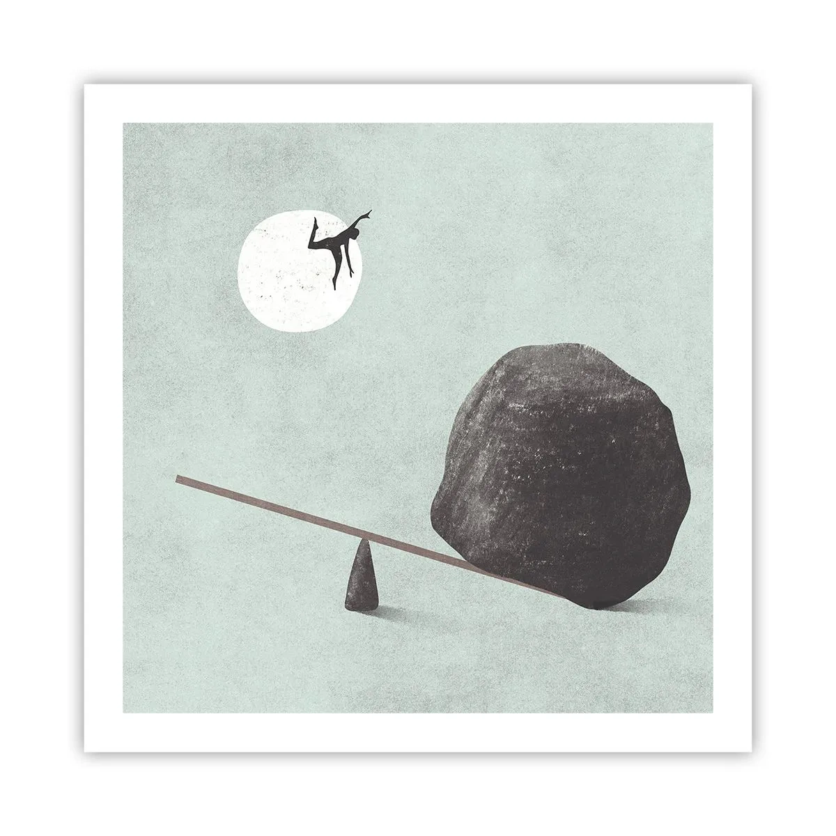 Affisch - Uppfylld dröm - 60x60 cm