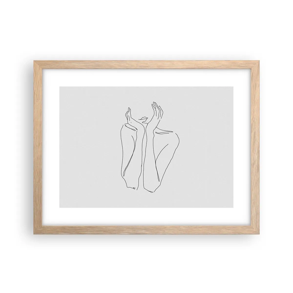 Affisch i ram av ljusek - Vad flickorna drömmer om - 40x30 cm