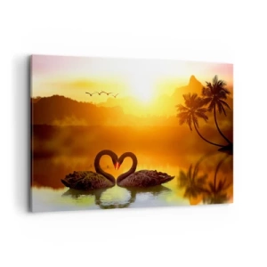 Canvastavla - Bild på duk - Allt parat - 100x70 cm