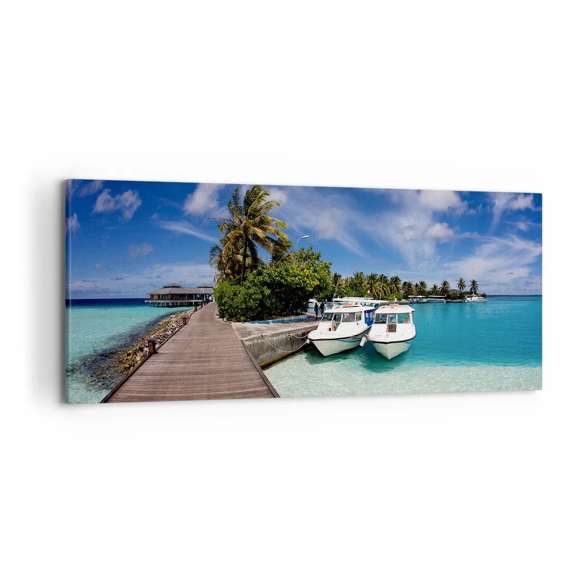 Canvastavla - Bild på duk - Paradiset finns - 120x50 cm