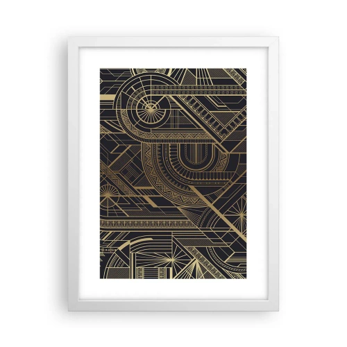 Affisch i vit ram - Koncept, idéer, planer - 30x40 cm