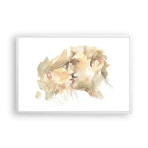 Affisch i vit ram - Upphittad hälft? - 91x61 cm