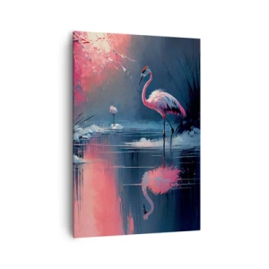 Canvastavla - Bild på duk - En fågels tillflyktsort - 70x100 cm