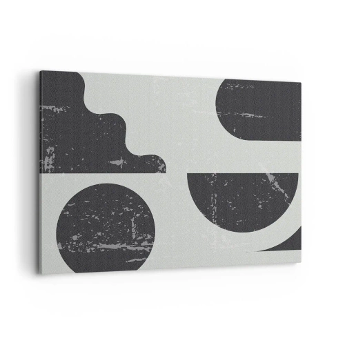 Canvastavla - Bild på duk - Komposition ovanför och under - 100x70 cm