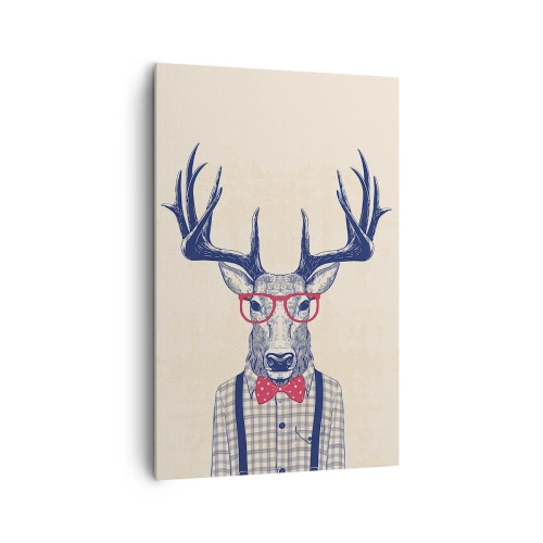 Canvastavla - Bild på duk - Rolig extravagans - 80x120 cm