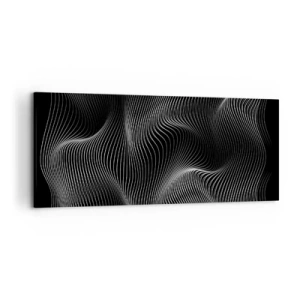 Canvastavla - Bild på duk - Ljusets dans i rymden - 120x50 cm