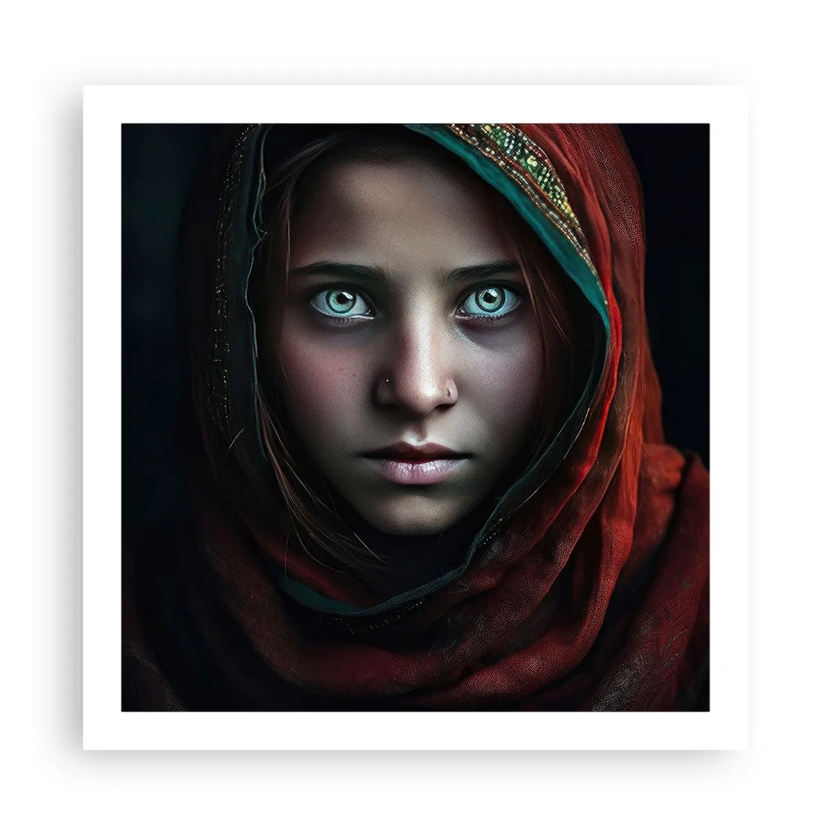 Affisch - Östlig prinsessa - 60x60 cm