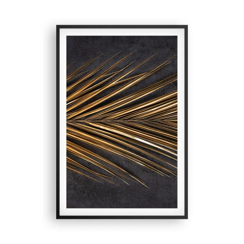Affisch i svart ram - Tropikens guld - 61x91 cm
