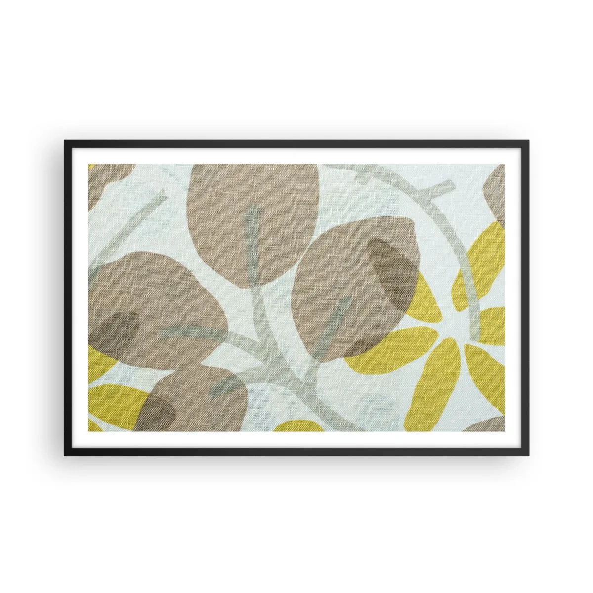 Affisch i svart ram - Komposition i solskenet - 91x61 cm