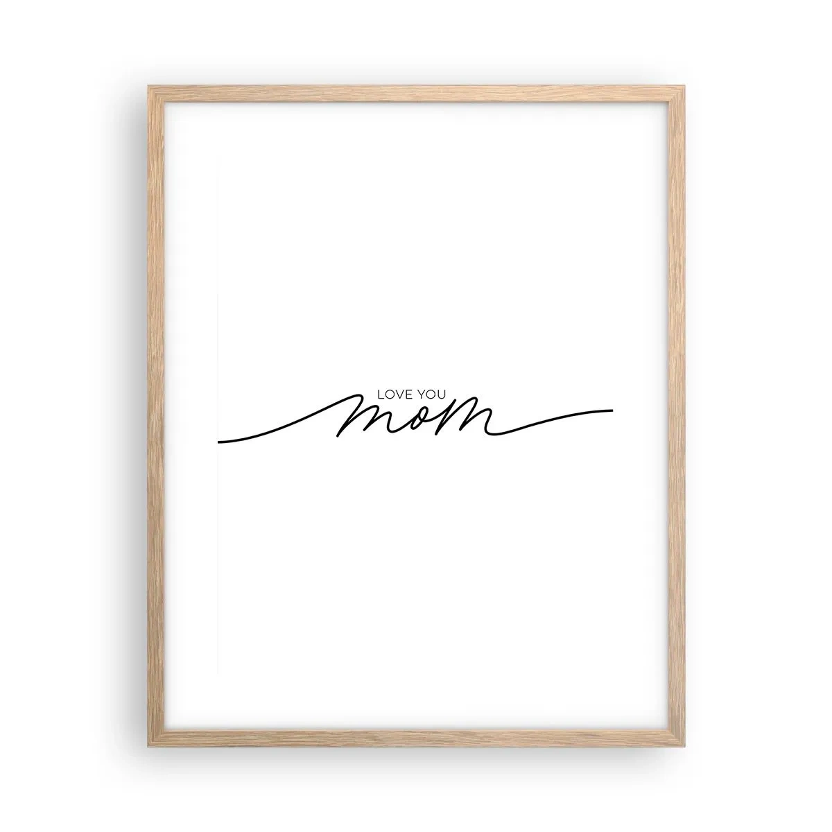 Affisch i ram av ljusek - Jag är mycket rörd - 40x50 cm