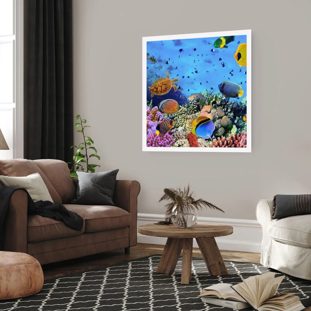 Affisch - Vad vet vi om livet... - 30x30 cm