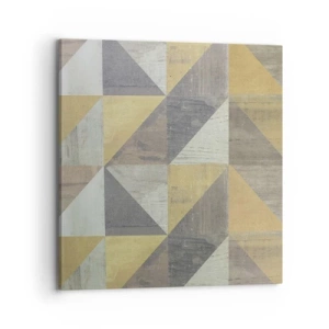 Canvastavla - Bild på duk - Under triangelns vinkel - 70x70 cm