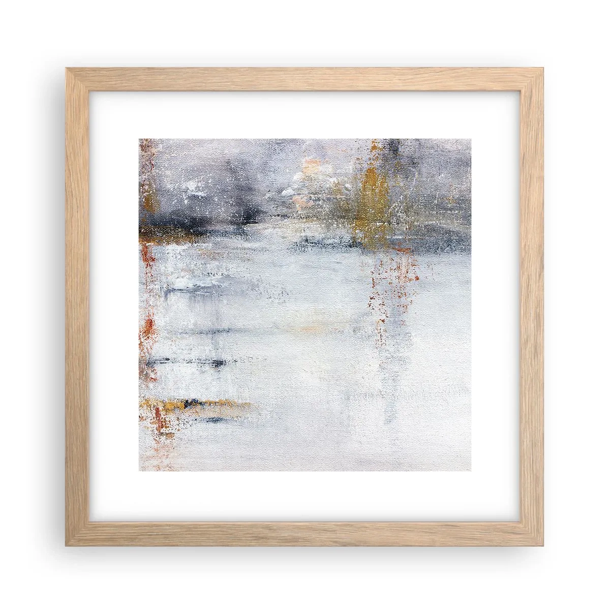 Affisch i ram av ljusek - Bakom luftridån - 30x30 cm