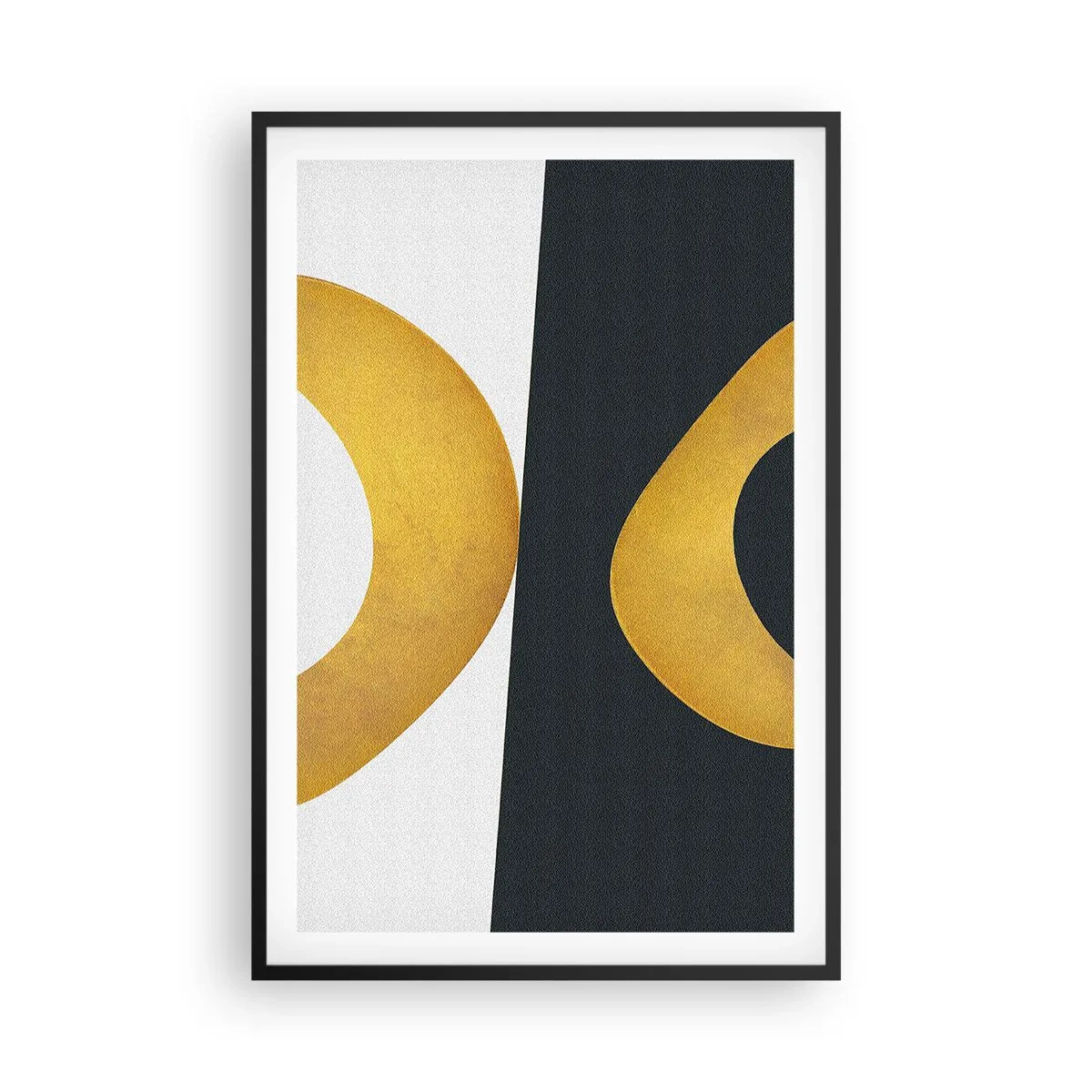 Affisch i svart ram - Öfr det första: guld - 61x91 cm