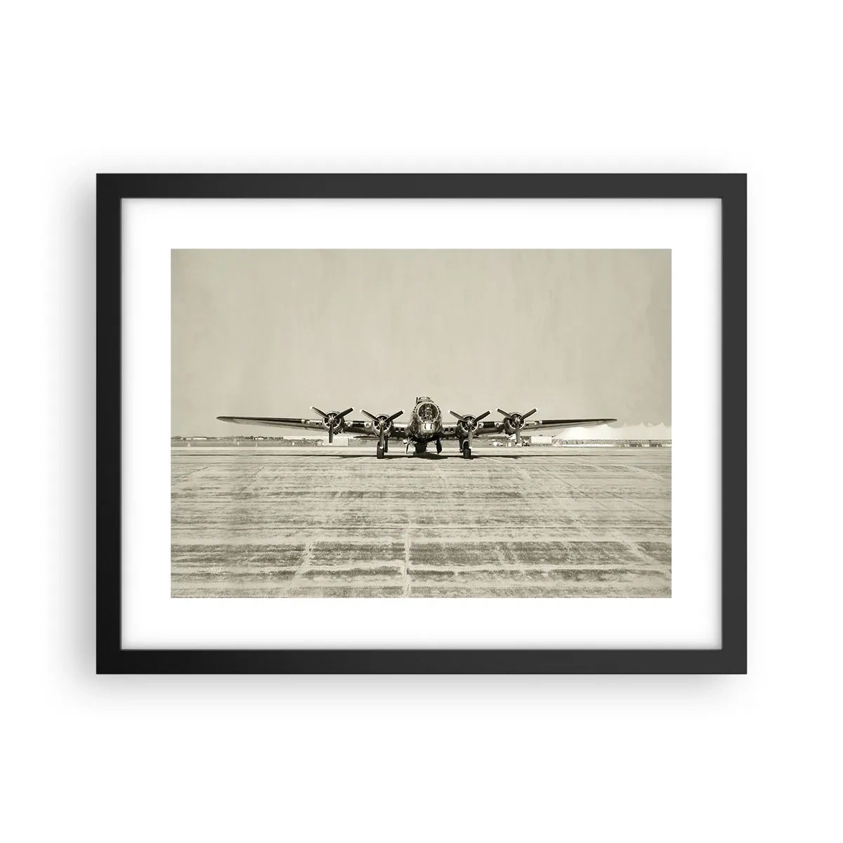 Affisch i svart ram - Redo som vanligt - 40x30 cm