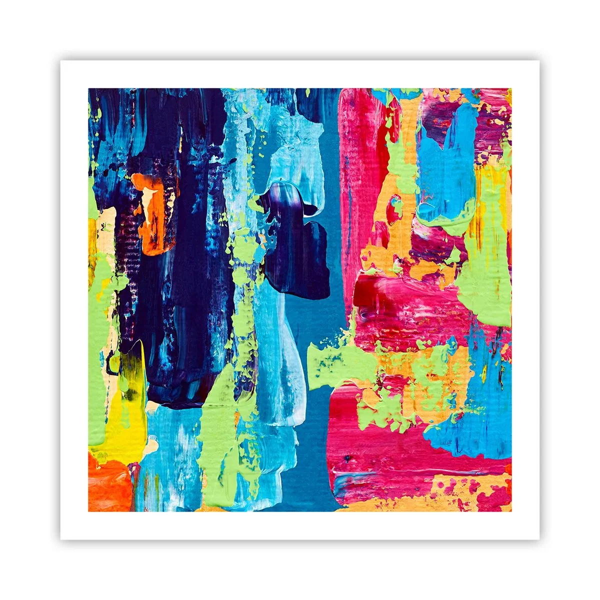 Affisch - Livet är skönt! - 60x60 cm