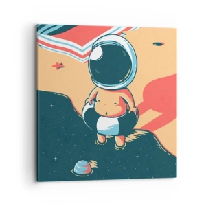 Canvastavla - Bild på duk - Ur ett annat perspektiv - 70x70 cm