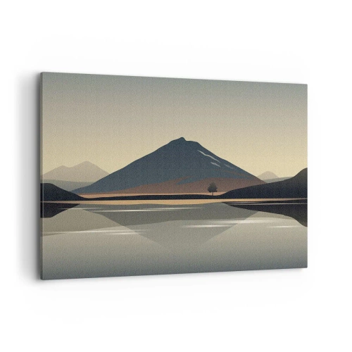 Canvastavla - Bild på duk - Spegelbild - 100x70 cm
