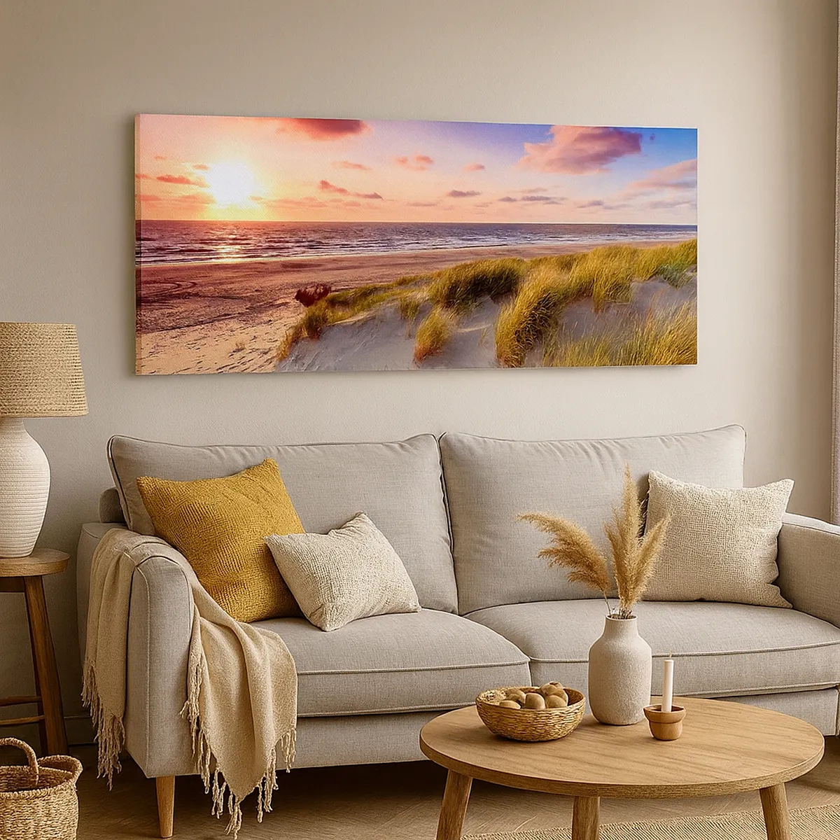 Canvastavla - Bild på duk - Luften luktar sommar - 30x30 cm