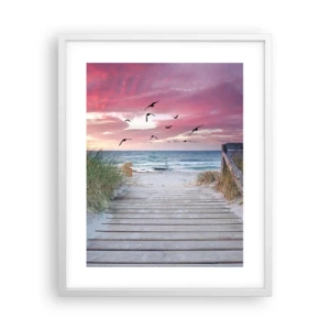Affisch i vit ram - Östersjöimpression - 40x50 cm