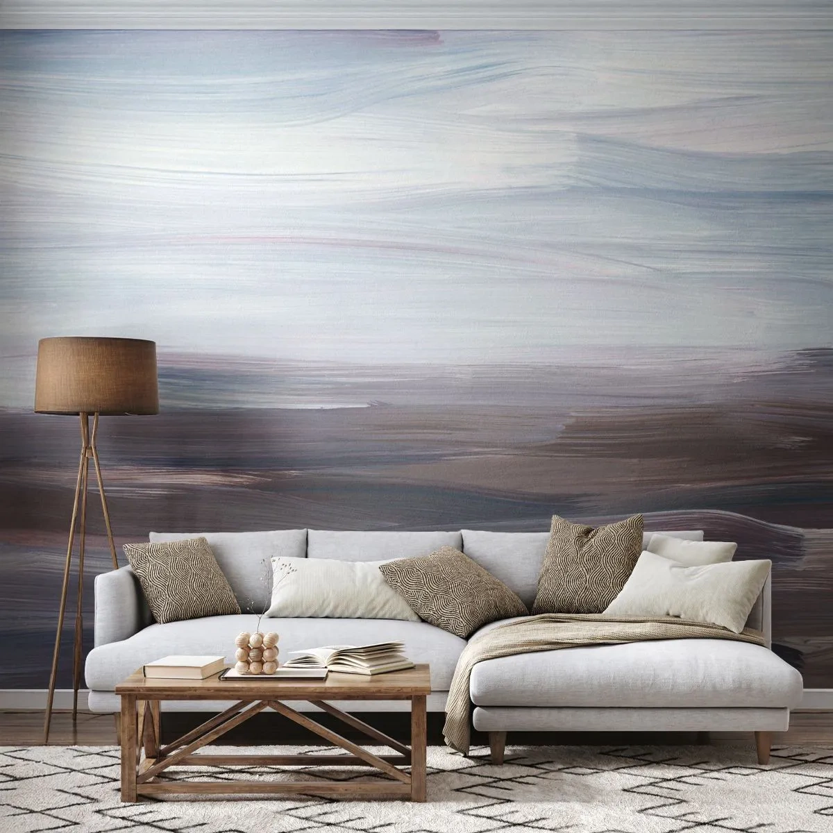 Fototapet Premium Sand - Element: vatten - Måla, Bit, Minimalism - 100x70 cm