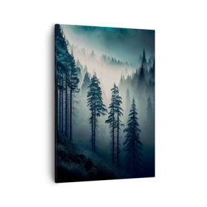 Canvastavla - Bild på duk - Morgon i fjällen - 50x70 cm