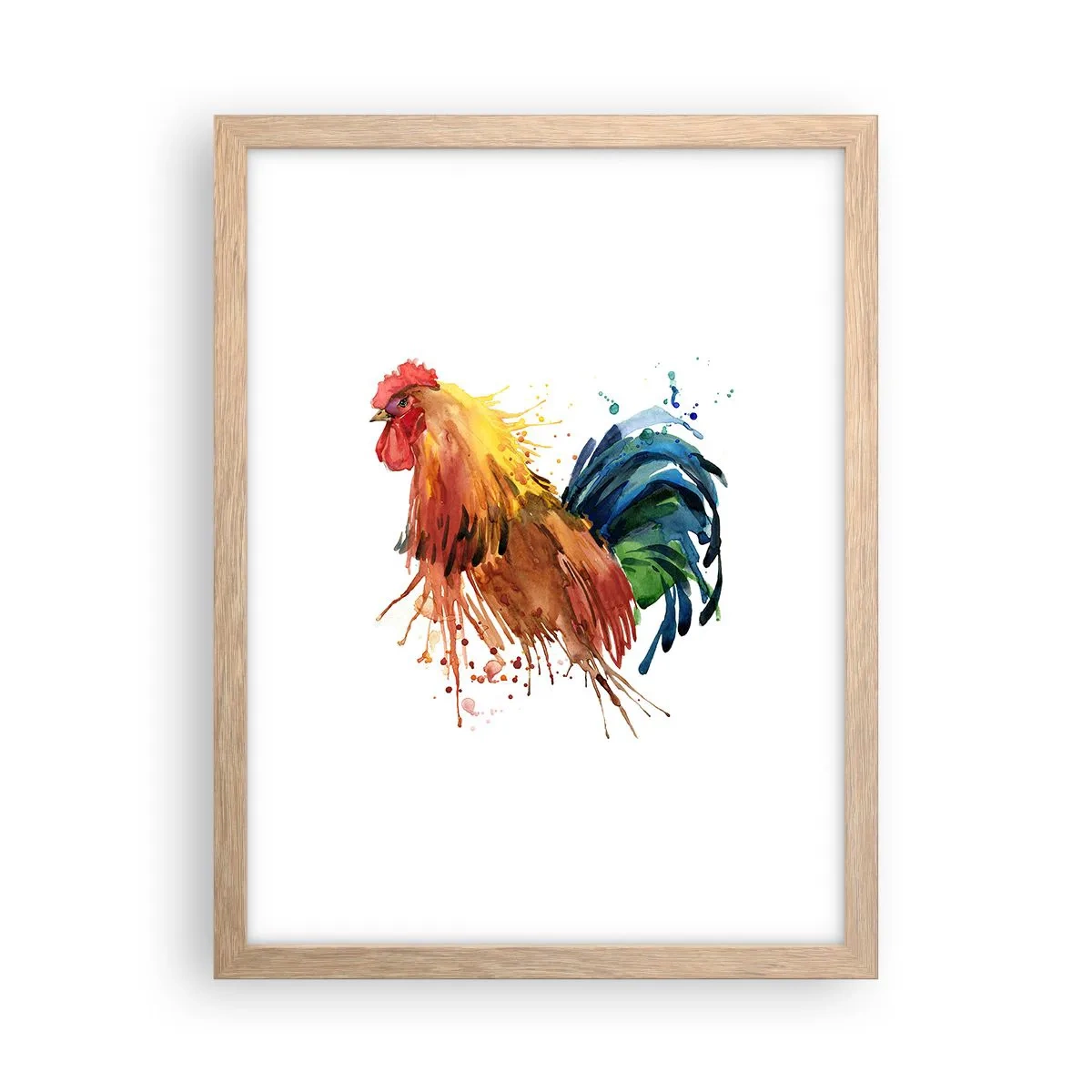 Affisch i ram av ljusek - Kungliga kläder, kunglig stolthet - 30x40 cm