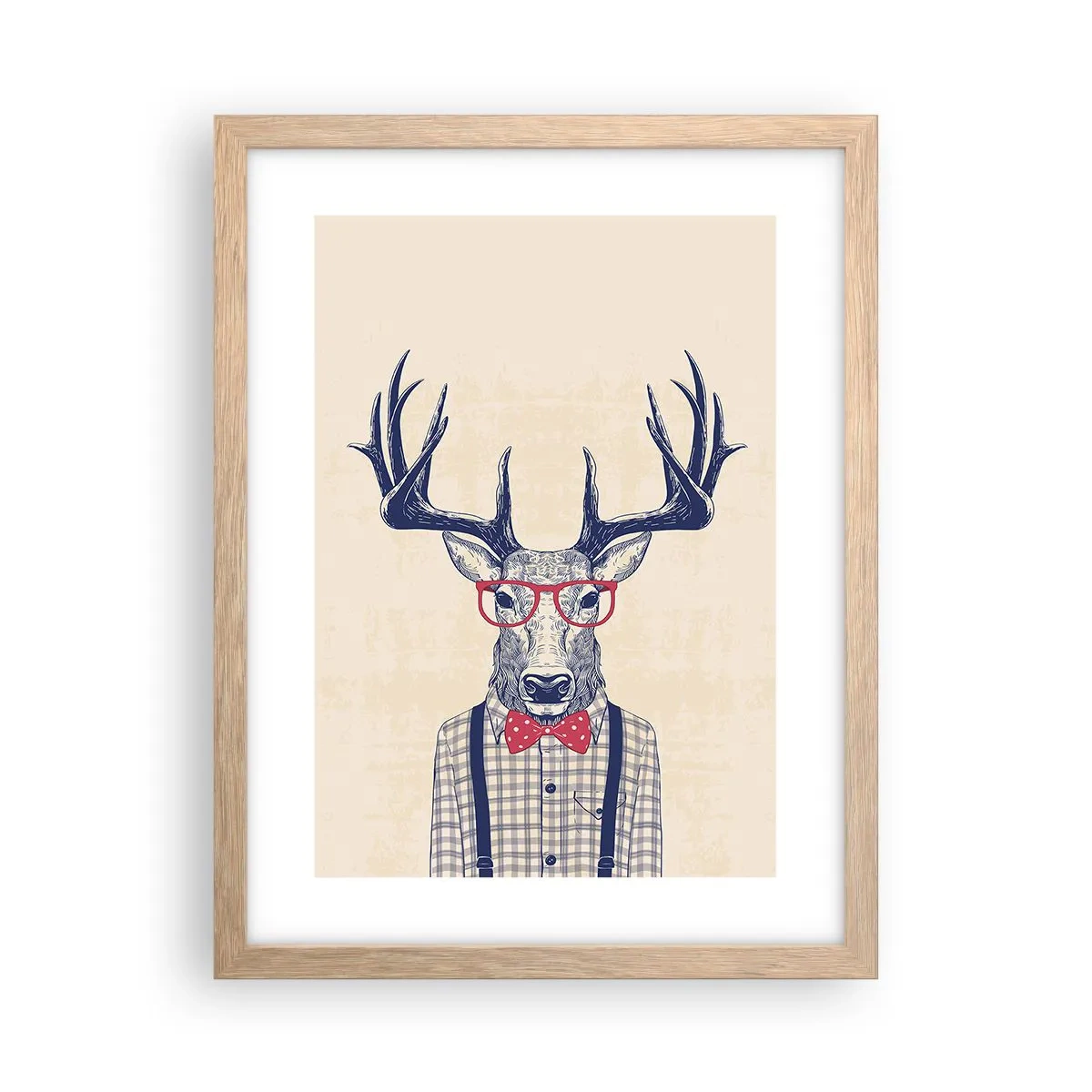 Affisch i ram av ljusek - Rolig extravagans - 30x40 cm