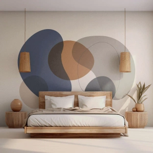 Fototapet Premium Canvas - Färgernas droppar - Abstraktion, Bit, Grafik - 200x140 cm