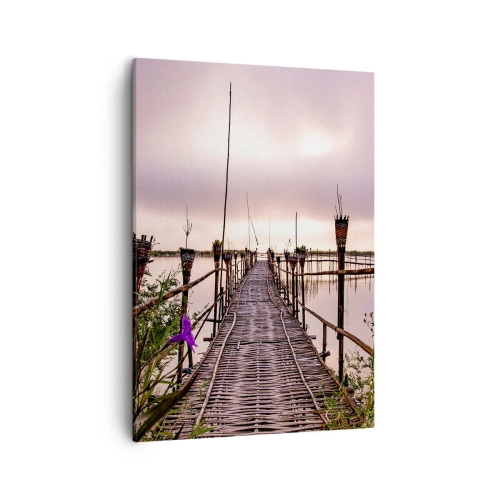 Canvastavla - Bild på duk - Asiens lugn och tystnad - 50x70 cm